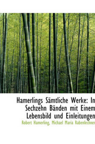 Cover of Hamerlings Samtliche Werke