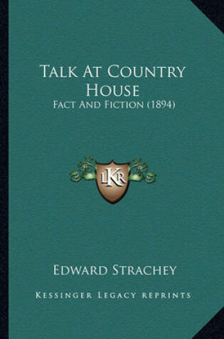 Cover of Talk at Country House Talk at Country House