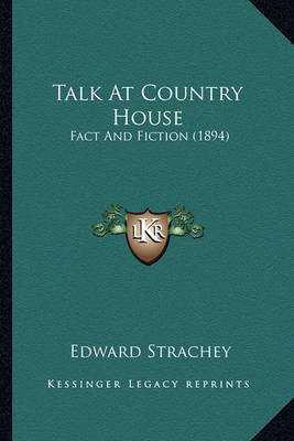 Book cover for Talk at Country House Talk at Country House