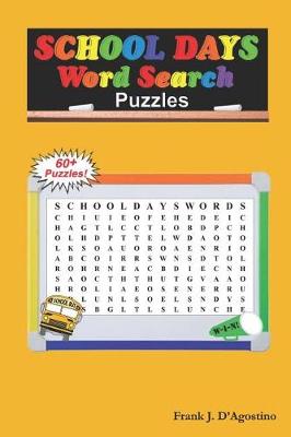 Book cover for School Days Word Search Puzzles