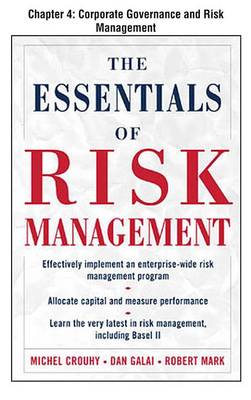 Book cover for The Essentials of Risk Management, Chapter 4 - Corporate Governance and Risk Management