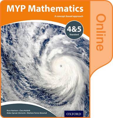 Book cover for MYP Mathematics 4 & 5 Standard: Online Course Book