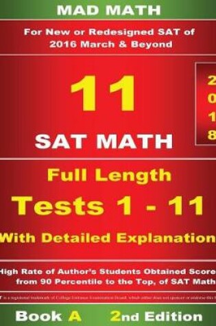 Cover of Book A Redesigned SAT Math Tests 1-11