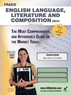 Book cover for Praxis English Language, Literature and Composition 0041 Teacher Certification Study Guide Test Prep