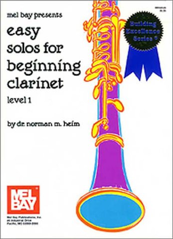 Book cover for Mel Bay Presents Easy Solos for Beginning Clarinet