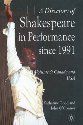 Book cover for A Directory of Shakespeare in Performance Since 1991