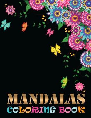 Book cover for Mandalas Coloring Book