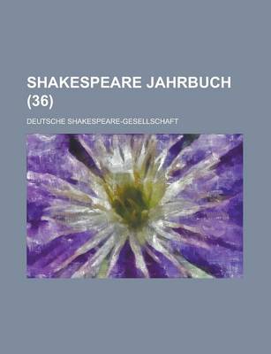 Book cover for Shakespeare Jahrbuch (36 )