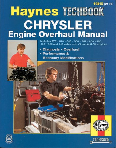 Cover of Chrysler Engine Overhaul Manual