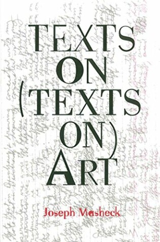 Cover of Texts on (Texts On) Art