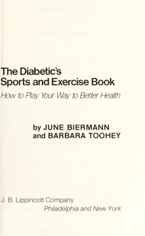 Book cover for The Diabetic's Sports and Exercise Book