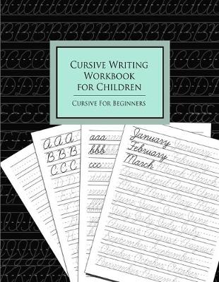 Book cover for Cursive Writing Workbook for Children