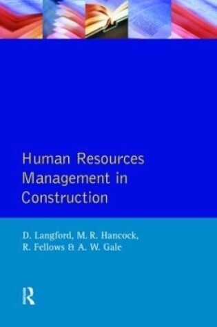 Cover of Human Resources Management in Construction