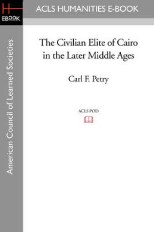 Cover of The Civilian Elite of Cairo in the Later Middle Ages