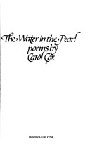 Book cover for Water in the Pearl