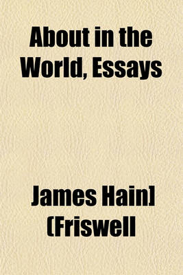 Book cover for About in the World, Essays