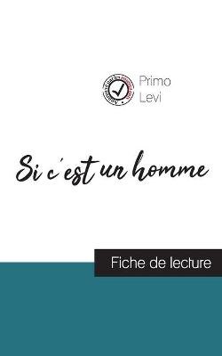 Book cover for Si c'est un homme de Primo Levi (fiche de lecture et analyse complete de l'oeuvre)