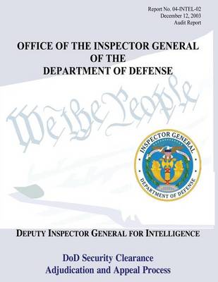 Book cover for Office Ot The Inspector General Of The Department of Defense