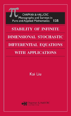 Book cover for Stability of Infinite Dimensional Stochastic Differential  Equations with Applications