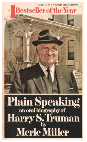 Book cover for Plain Speaking: An Oral Biography of Harry S. Truman