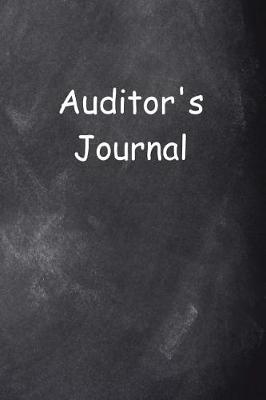 Book cover for Auditor's Journal Chalkboard Design