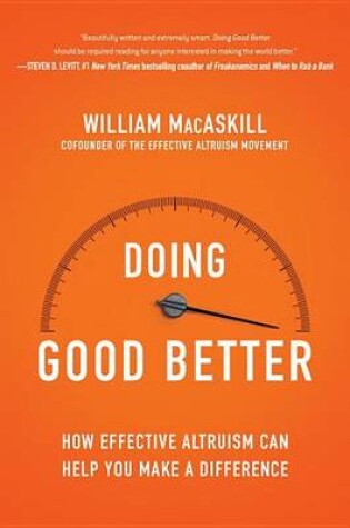 Cover of Doing Good Better