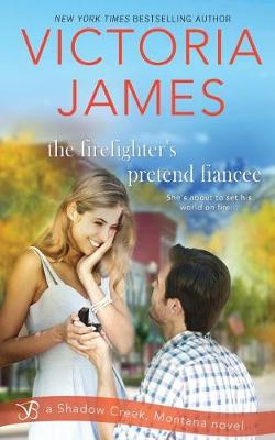 Book cover for The Firefighter's Pretend Fiancee