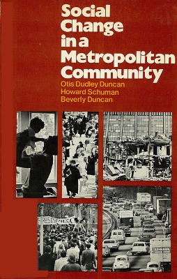 Book cover for Social Change in a Metropolitan Community