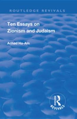 Cover of Revival: Ten Essays on Zionism and Judaism (1922)