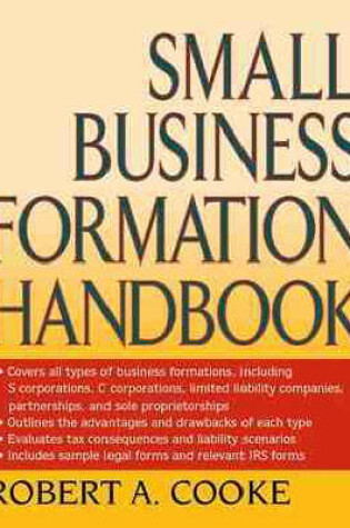 Cover of Small Business Formation Handbook