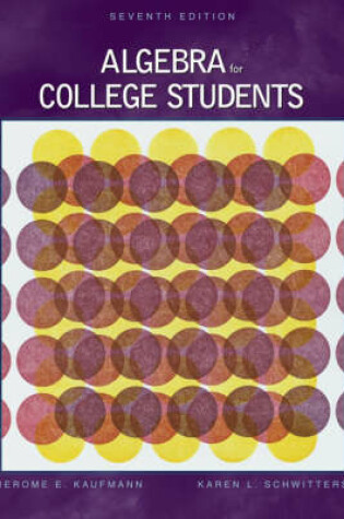 Cover of Alg F/Coll Stdts-CD/Info 7e