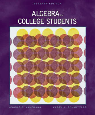 Book cover for Alg F/Coll Stdts-CD/Info 7e