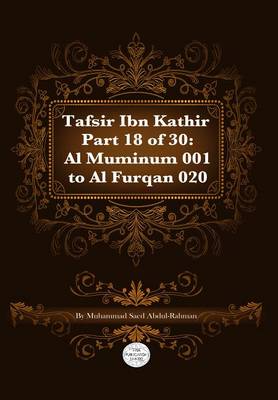 Book cover for Tafsir Ibn Kathir Part 18 of 30