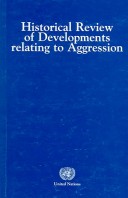 Book cover for Historical Review of Developments Relating to Aggression