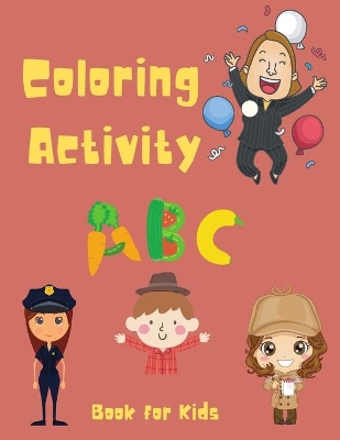 Book cover for Coloring Activity Book for Kids