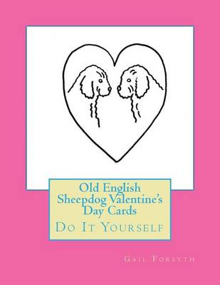 Book cover for Old English Sheepdog Valentine's Day Cards