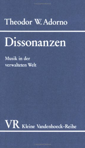 Book cover for Dissonanzen