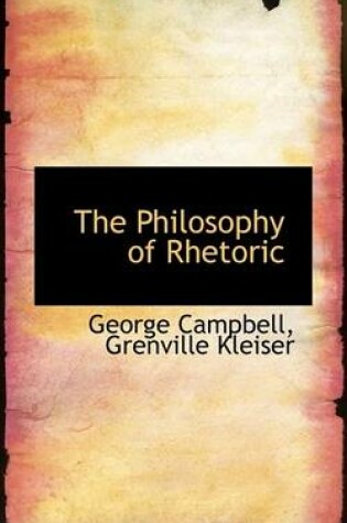 Cover of The Philosophy of Rhetoric