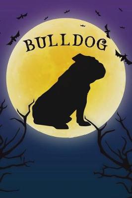 Book cover for Bulldog Notebook Halloween Journal