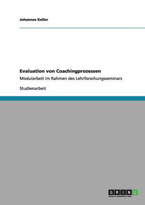 Book cover for Evaluation von Coachingprozessen