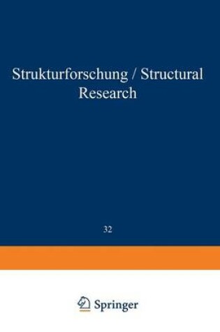 Cover of Structural Research / Strukturforschung