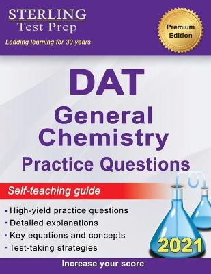 Book cover for DAT General Chemistry Practice Questions