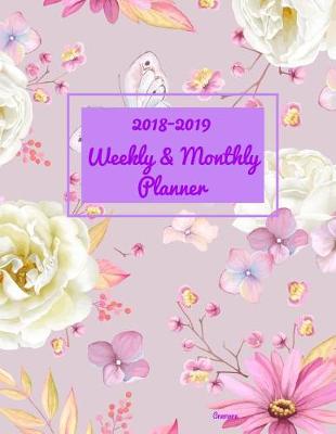 Book cover for Anemone 2018 - 2019 Weekly & Monthly Planner
