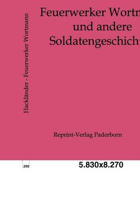 Book cover for Feuerwerker Wortmann und andere Soldatengeschichten