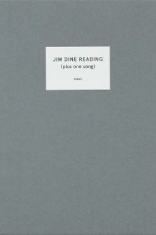 Cover of Jim Dine Reading