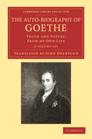 Cover of The Auto-Biography of Goethe 2 Volume Set