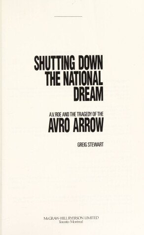 Book cover for Shutting down Nation Dream -Use528800