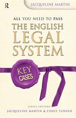 Book cover for The English Legal System