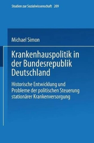 Cover of Krankenhauspolitik in der Bundesrepublik Deutschland