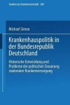 Book cover for Krankenhauspolitik in der Bundesrepublik Deutschland